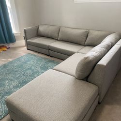 White Modular Couch 