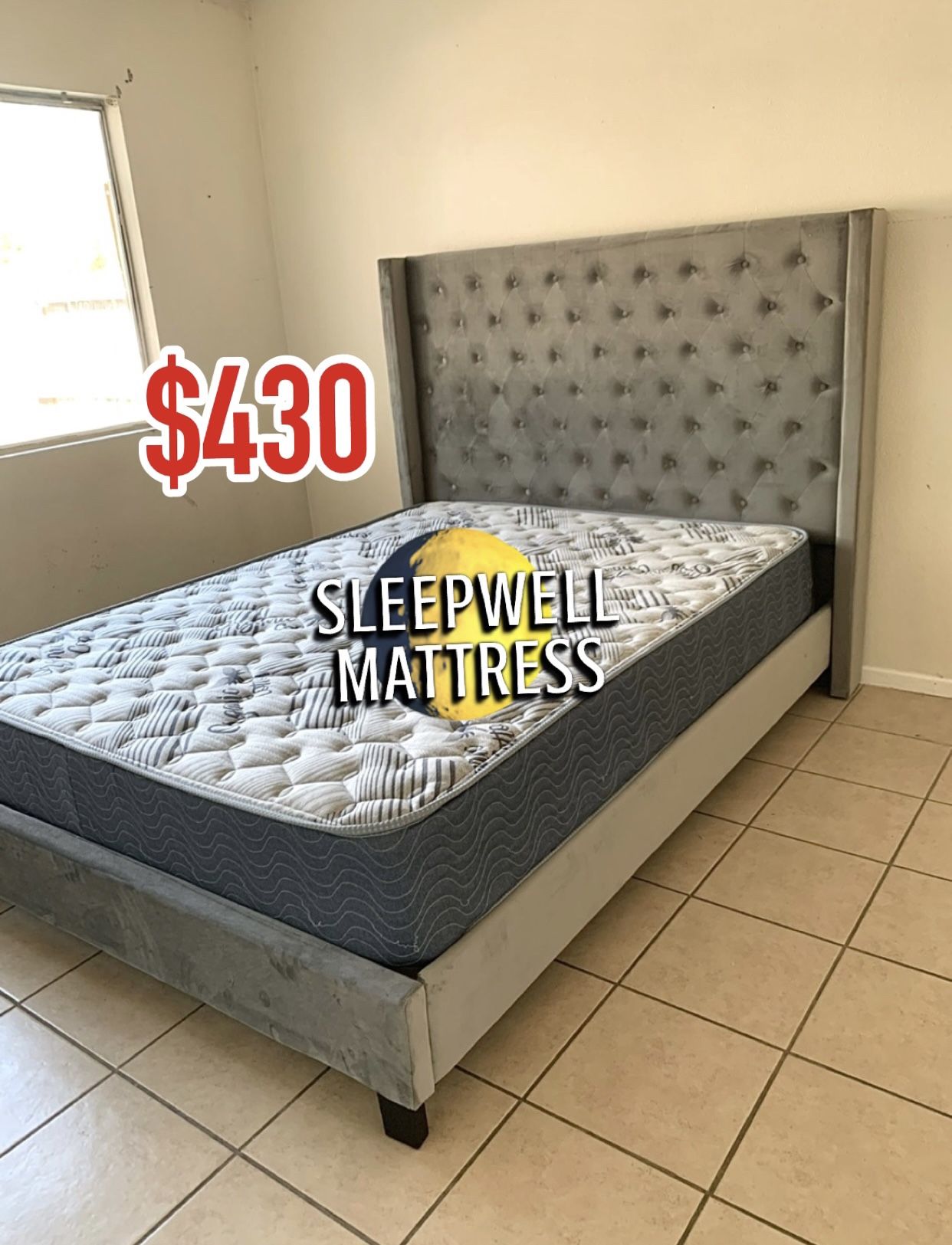 Brand New Queen Bed Frame With Mattress