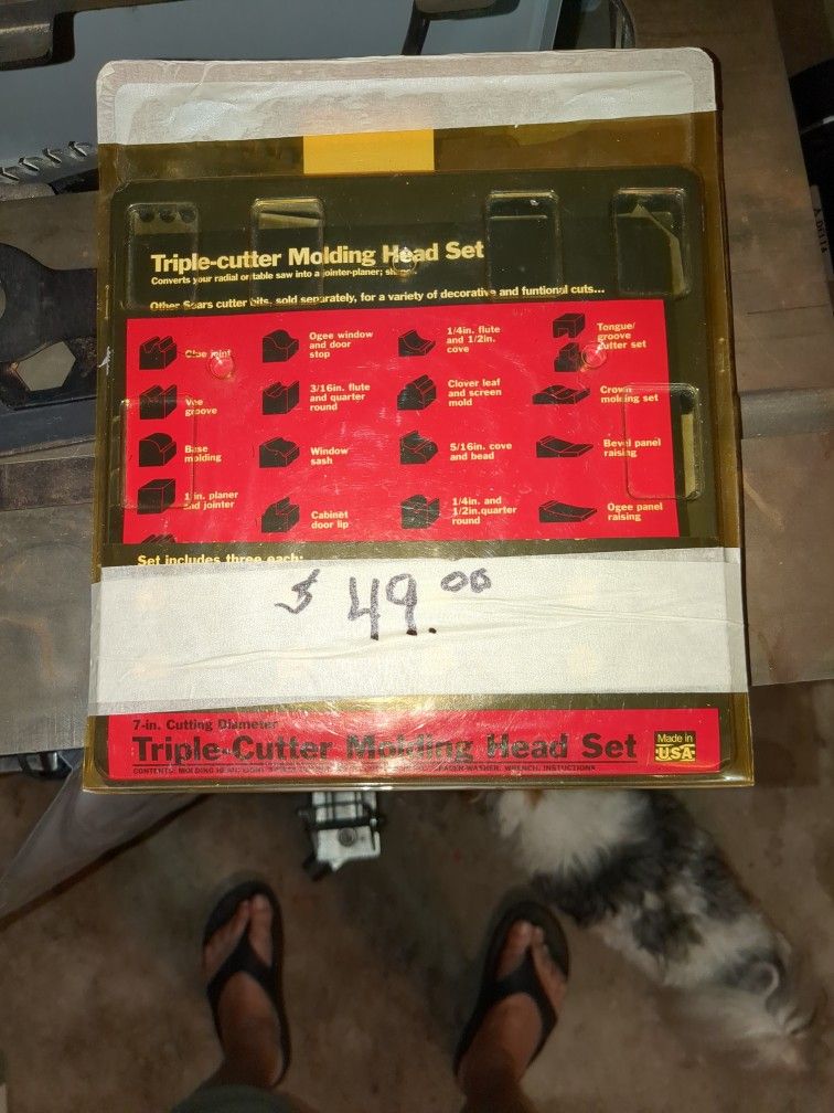 Triple-cutter Molding Head Set