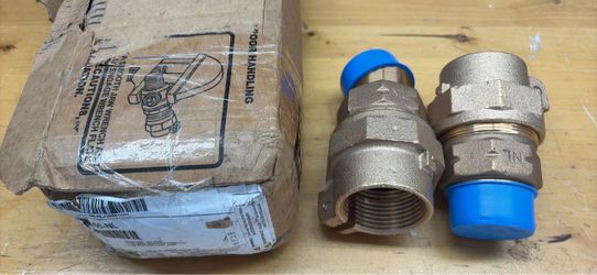 Ford Meter Box C87-66-NL 1-1/2"  2-Pack Joint Coupling