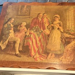 Betsy Ross (1777) by artist Jean Leon Gerome Ferris. 