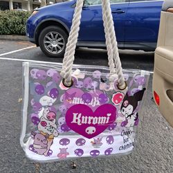 Sanrio Kuromi Clear Jelly Tote Bag