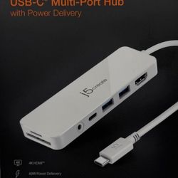 Multi Port Hub Usb-C With Power Delivery