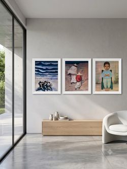 Framed art prints  18.5 x 22”