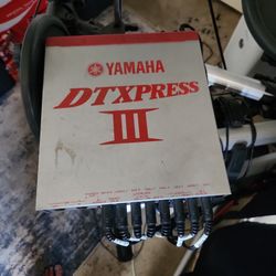 Yamaha Digital Drums Set With 2 Pedal Dtexpress III