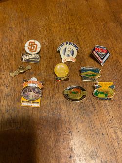 Vintage San Diego Padres Hat Pins (9)
