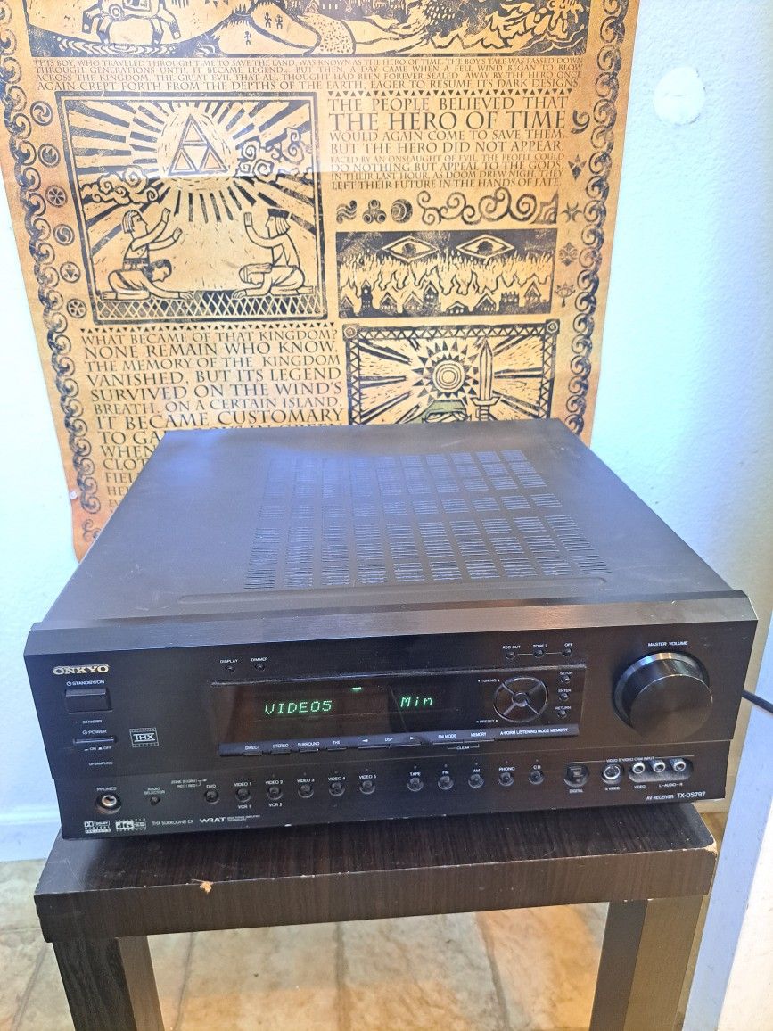 ONKYO AV Receiver TX-DS797 6.1 THX DTS Surround Sound