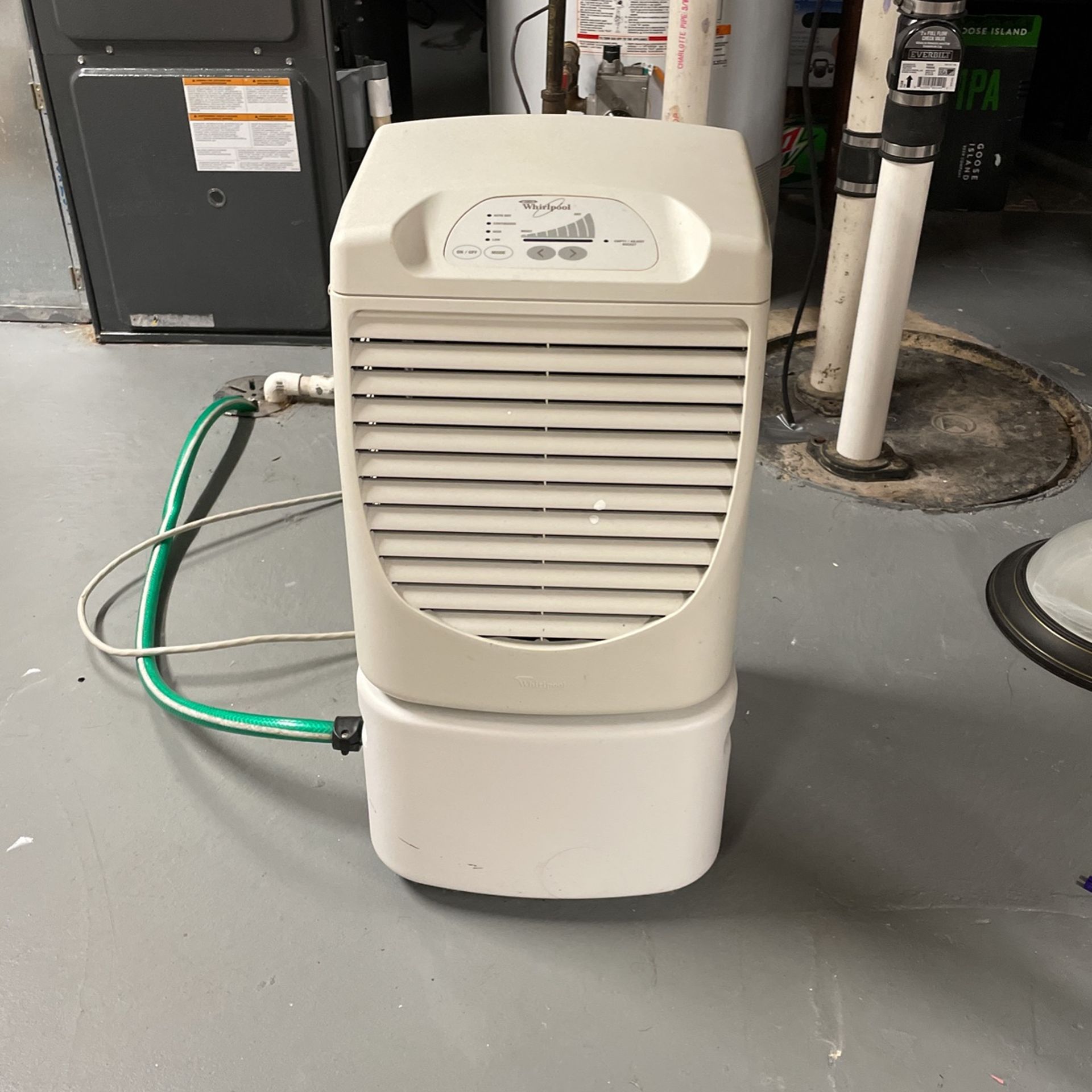 USED WHIRLPOOL DEHUMIDIFIER