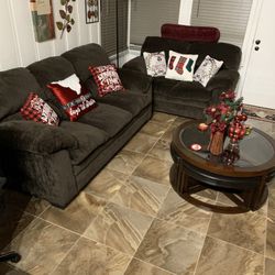 Sofa and Loveseat And Table 