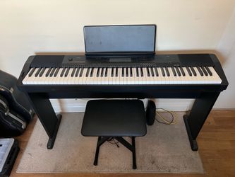 Casio CDP-230R 88-Key Weighted Digital Piano w/ Stand & Stool
