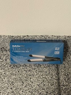 BaBylissPRO Titanium 1” Flat Iron