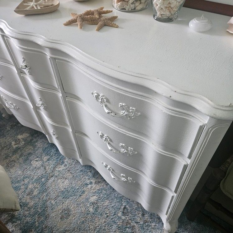 Antique White Dresser