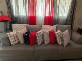 3 pieces of furniture grey