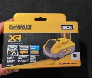 New DeWalt 20v 5AH POWERSTACK BATTERY