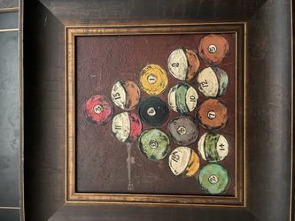 Panting of Pool balls
