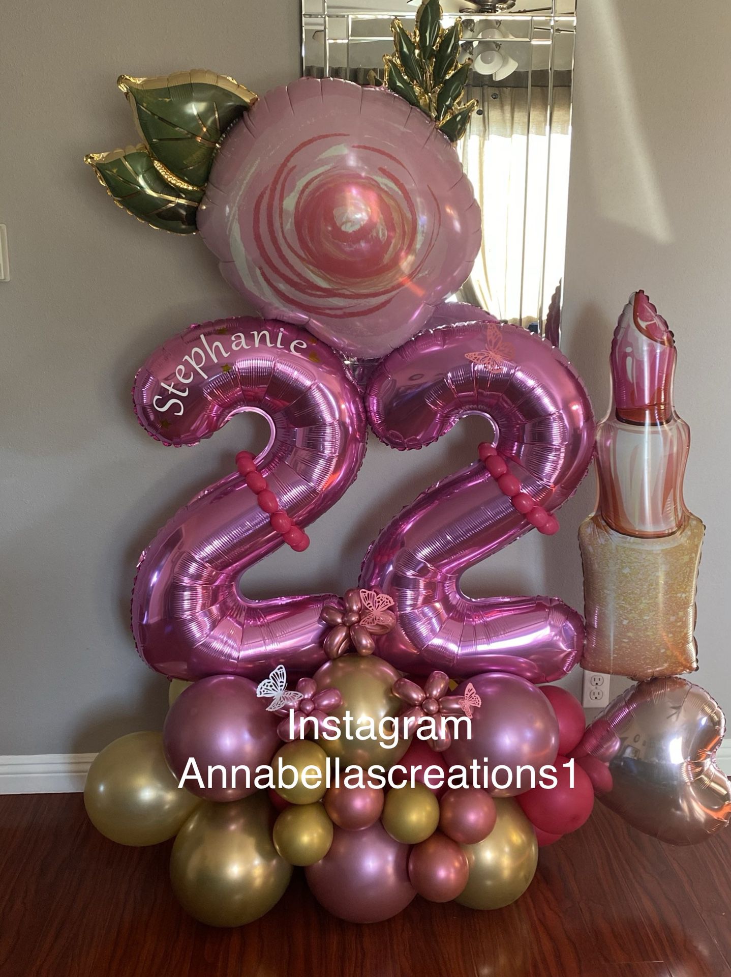 Balloons bouquet, balloons arrangement, balloon decorations, birthday balloons, birthday gift