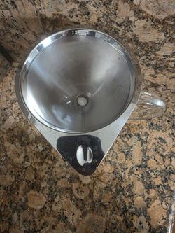 5 cup Glass Pour Over Coffee Maker with Stainless Steel Filter