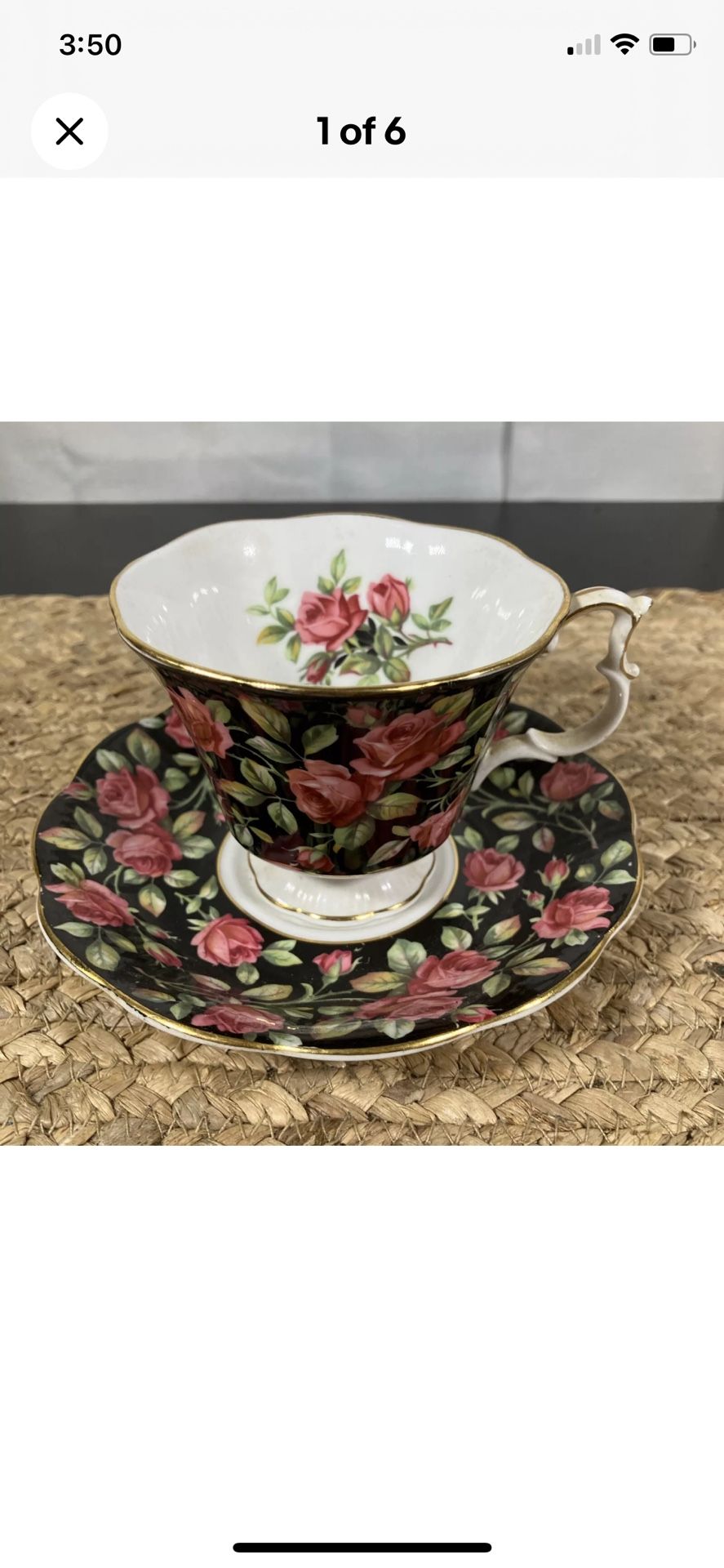 Bone China Teacup & Saucer