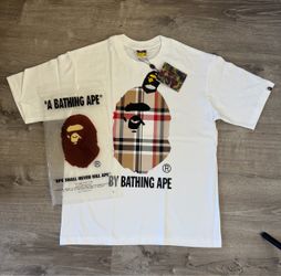 Bape Burberry Graphic tee