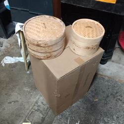 Straw Wood STORAGE Bins