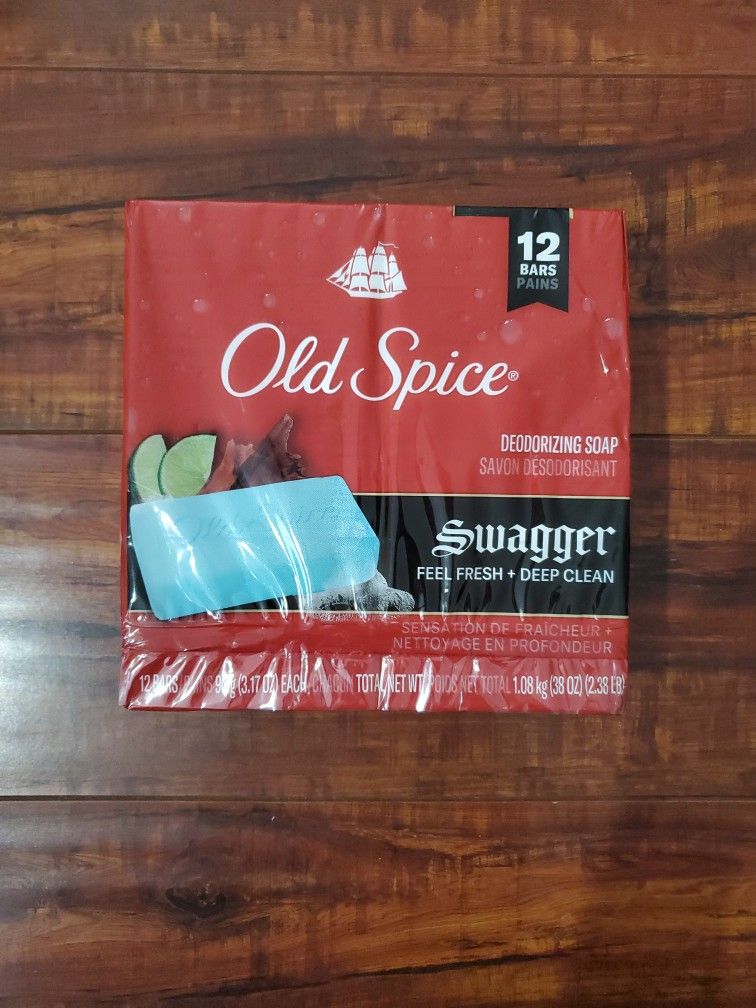 Old Spice Deodorizing Soap: SWAGGER 12 Bars