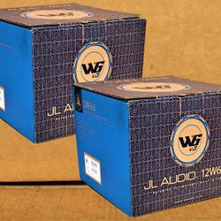 JL Audio W6 Bass System 2 x 12" Dual Voice Coil Subwoofers 2400 Watt Package 12W6v3 🚨 Payment Options Available 🚨 No Credit Needed 🚨 