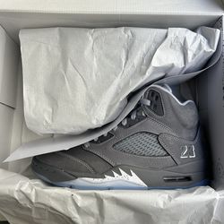 Jordan 5 Wolf Grey size 6.5Y