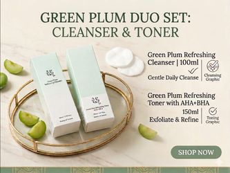 Cleanser & Toner Skincare Green Plum