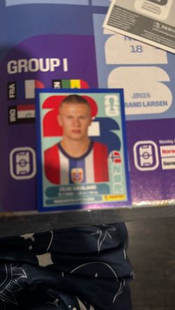 Erling Haaland blue card World Cup