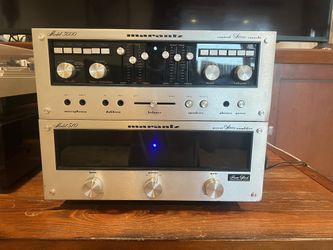 Marantz 510 Power Amp With Matching 3600 Preamp, Perfect Working Condition.