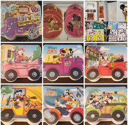 Disney World of English Learning Lot - Vols 4 5 8 9 10 12 & Treasure Chest