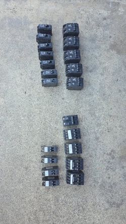 Breakers for your home -- ALL BRAND NEW! Selling as a set only (21)