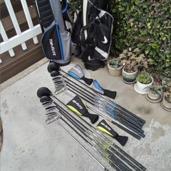 (2) Newer Top Flight Jr. R/H Golf Sets