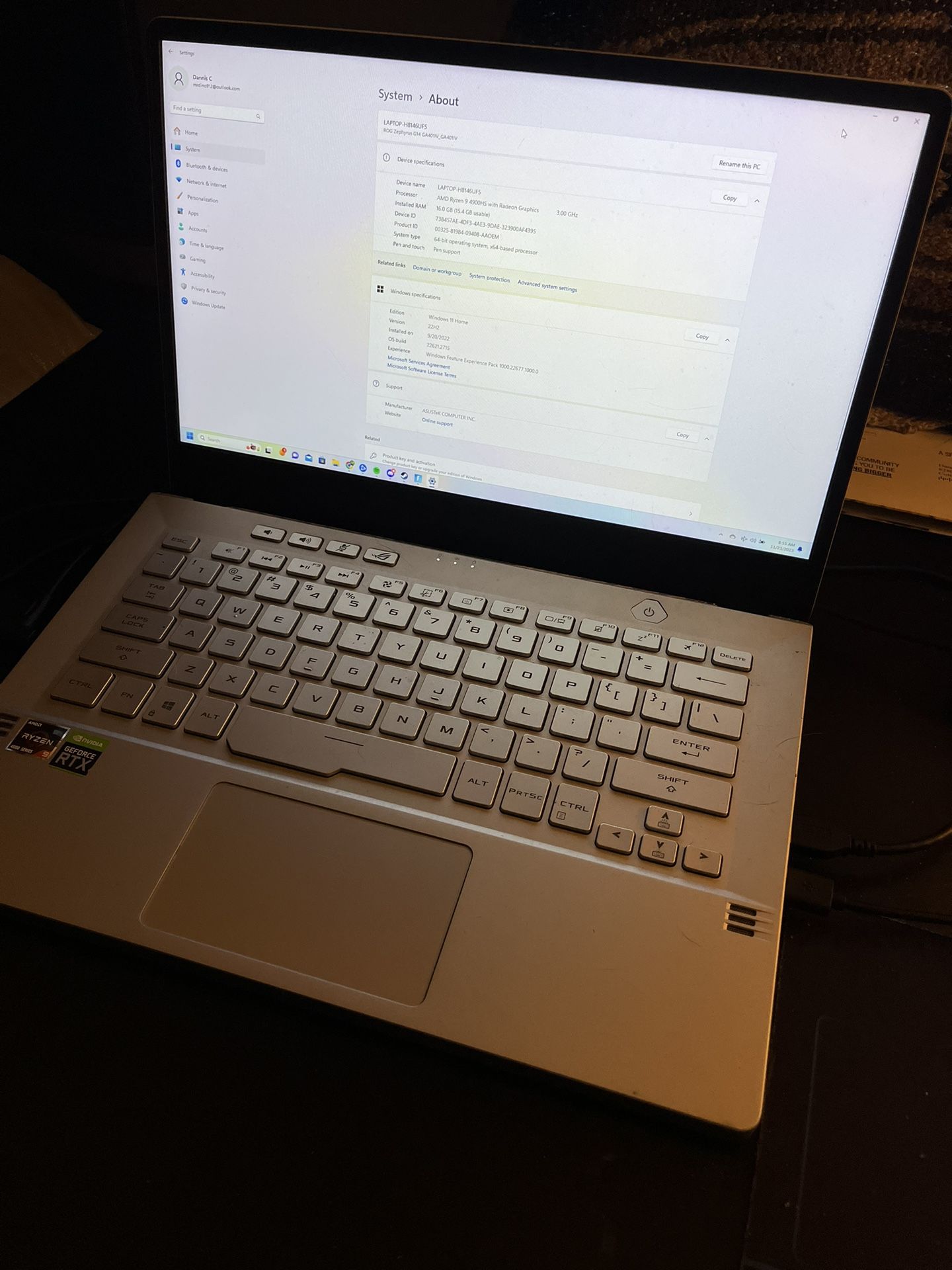 Asus Gaming laptop 