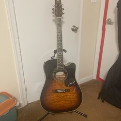 Washburn D10CEQSB