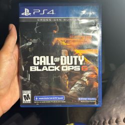 PS4 Call Off Duty Black Ops 6