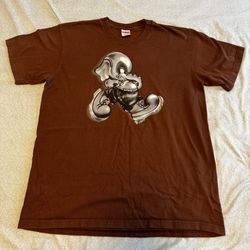 Supreme Size Medium Elephant T Shirt Brown Men Used