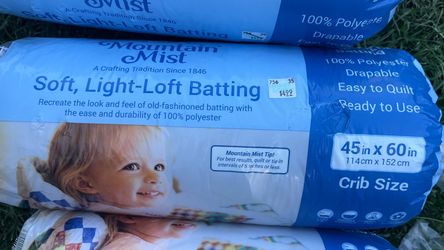 Soft Light Batting Crib Size