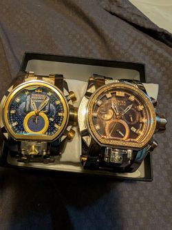 TWO INVICTA BOLT ZEUS MAGNUM WATCHES FOR SALE. Edited The Blue And Gold ⚡ READ description