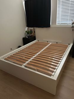 White Storage Bed Frame