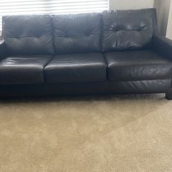 Leather Chairs (love seat and couch)up 