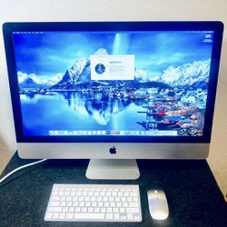 Apple iMac Slim 5K Retina 27” 2014 A1419 32GB 3.12TB Fusion Core i7 4GHz With Keyboard & Mouse