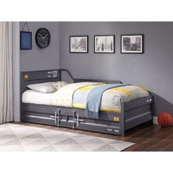 Brand New Gunmetal Gray Cargo Youth Daybed