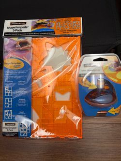 Fiskars ShapeTemplate 3-Pack & Ultra ShapeXpress Bundle