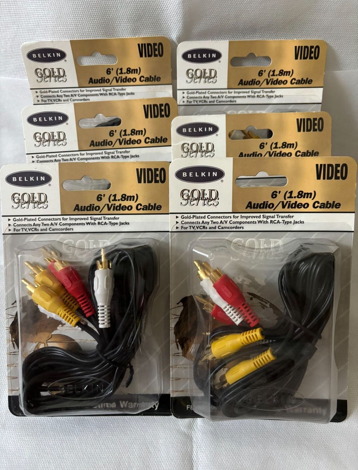 Belkin Gold Series RCA Audio & Video Cable - 6 Ft (1.8m)