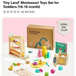 Tiny Land Montessori Box 