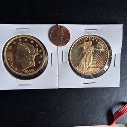 Gold Coins 2  , Both 15$