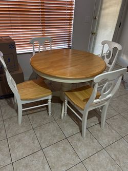 Solid Wood Kitchen Table Set