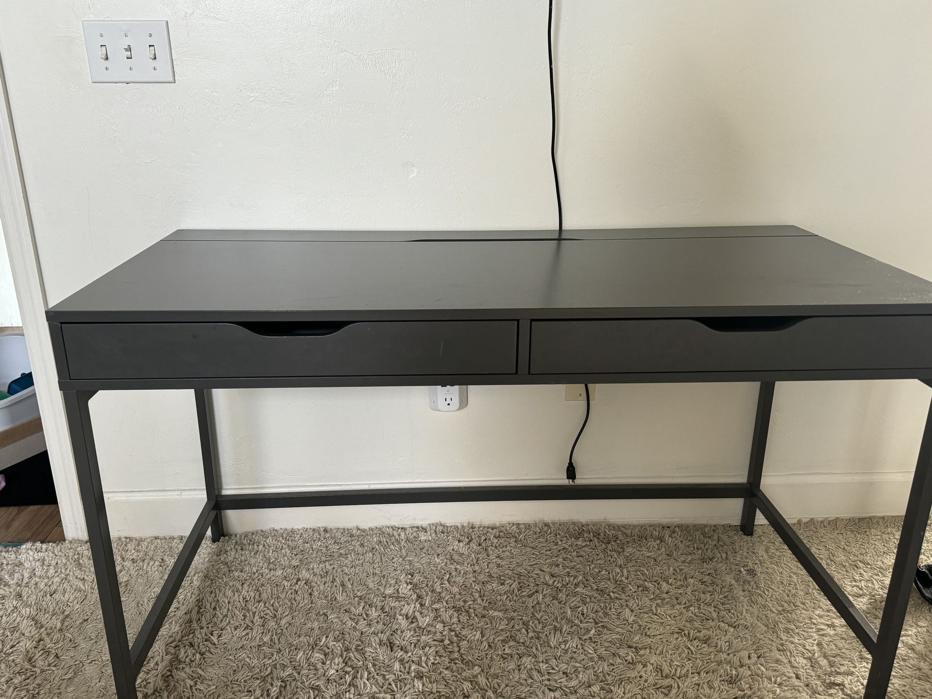 Solid Grey Desk