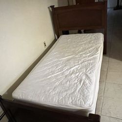 Twin Bed frame with Free Mattress